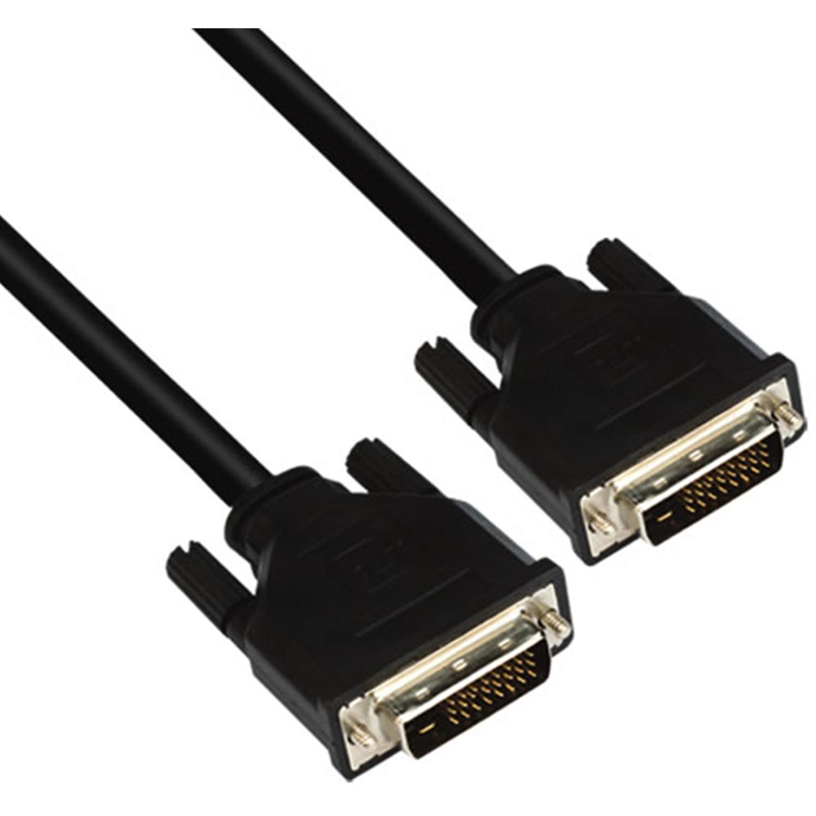 VCOM DVI-D (M) to DVI-D (M) 3m Black Retail Packaged Display Cable