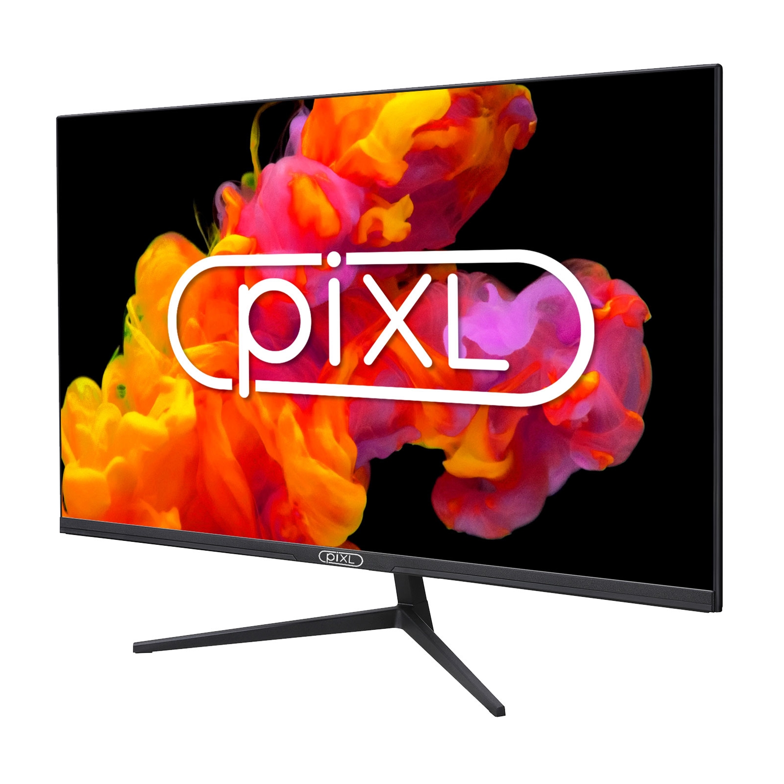 piXL CM32F4 32 Inch Frameless Monitor, Widescreen IPS LCD Panel, Full HD 1920x1080, 4ms Response Time, 60Hz Refresh, Display Port / HDMI, 16.7 Million Colour Support, VESA Wall Mount, Black Finish
