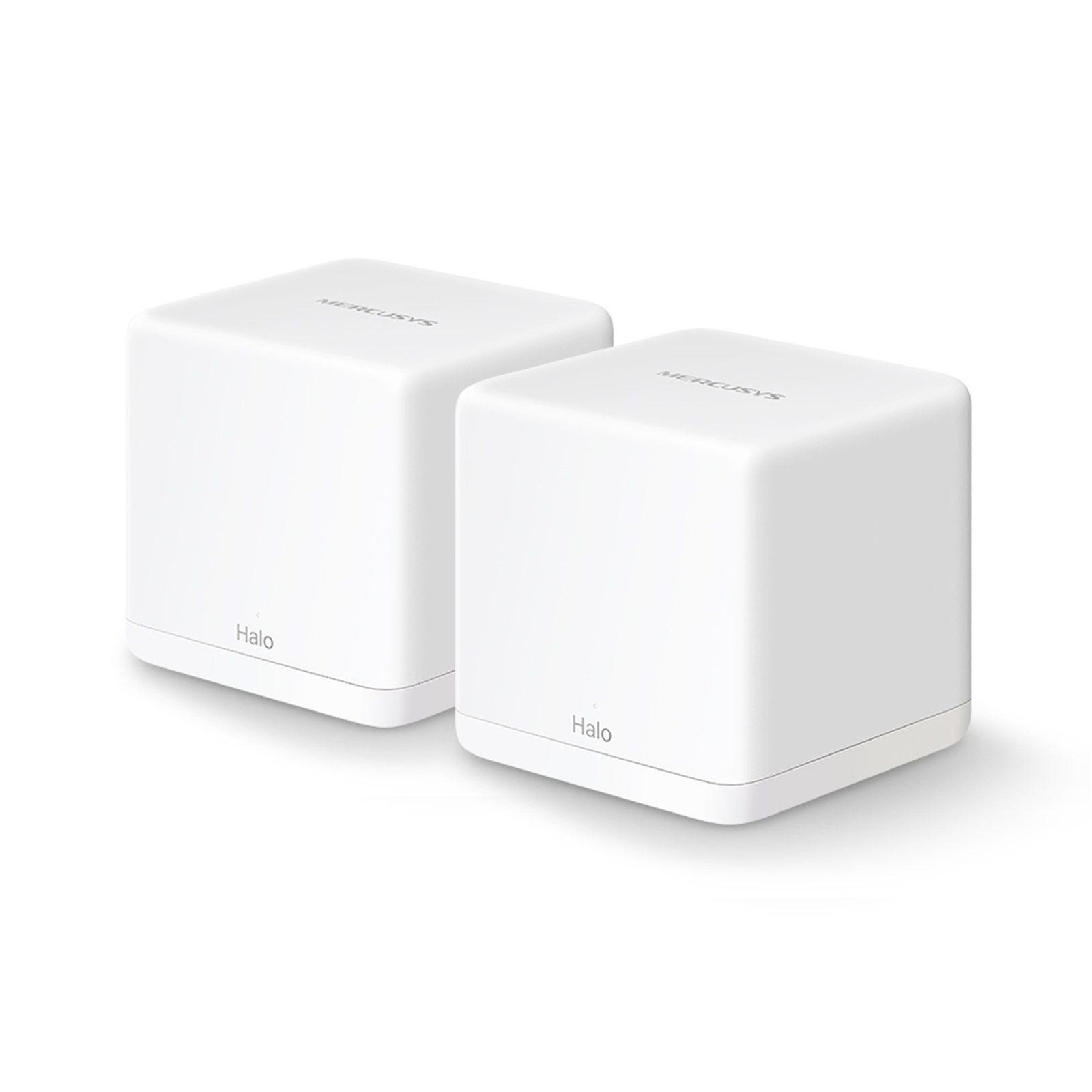 Mercusys Halo H30G (2-pack) AC1300 Whole Home Mesh Wi-Fi System, 867 Mbps on 5 GHz, 400 Mbps on 2.4 GHz, 2x Internal Antennas, 2x Gigabit Ports per Unit, Halo App, One Unified Network, Seamless Roaming
