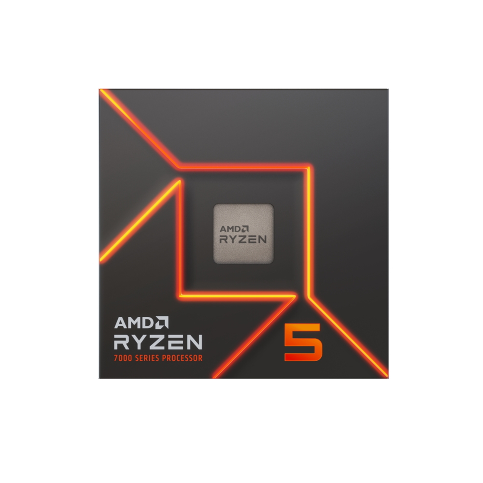 AMD Ryzen 5 7600X 4.7GHz 6 Core AM4 Processor, 12 Threads, 5.3GHz Boost, Radeon Graphics