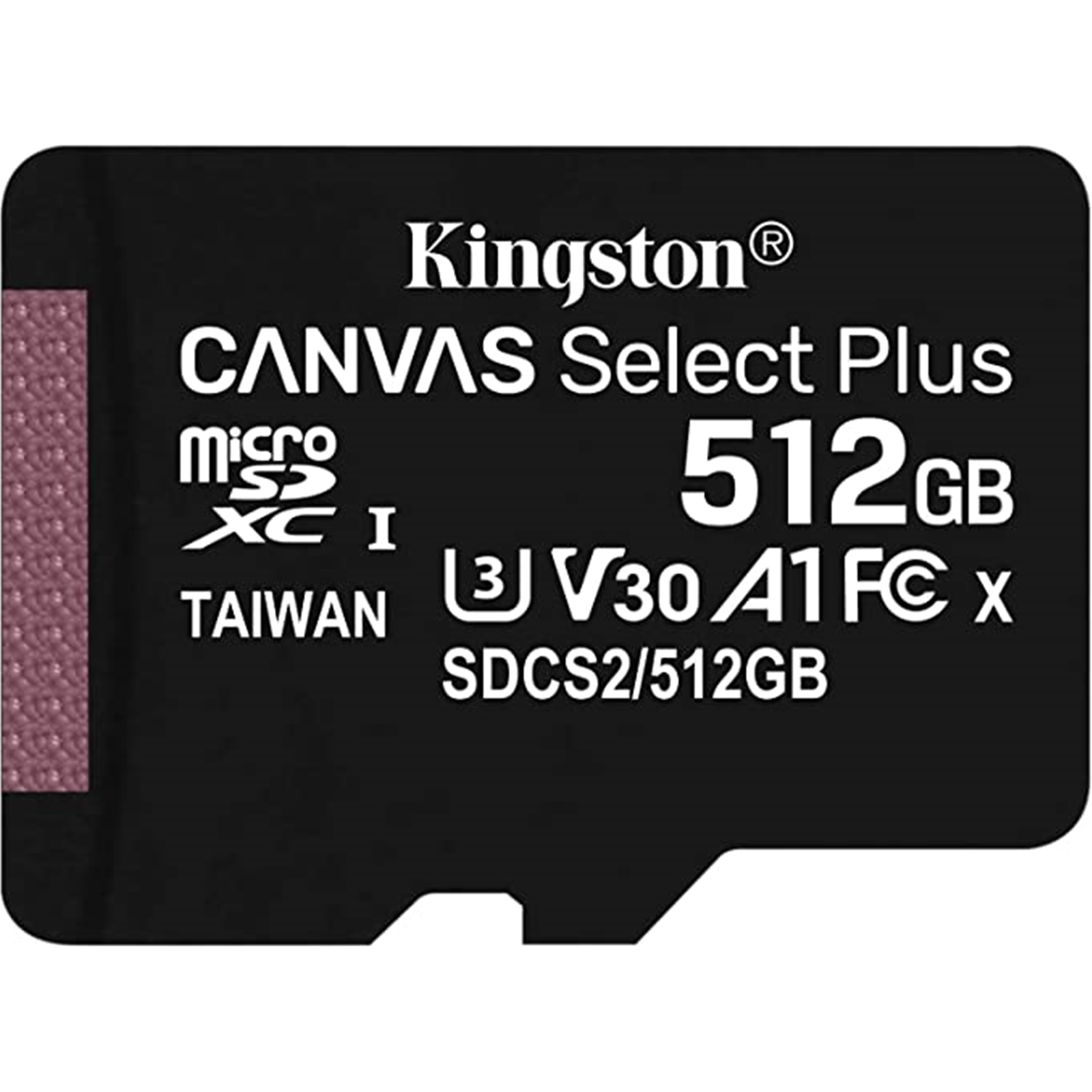 Kingston Canvas Select Plus SDCS2/512GB 512GB Micro SD UHS-I Flash Card