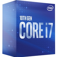 Intel Core i7 10700 2.9GHz 8 Core LGA 1200 Comet Lake Processor, 16 Threads, 4.8GHz Boost, Intel UHD 630 Graphics